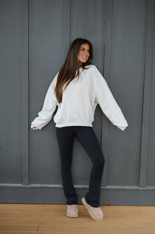 Amber Sweatshirt-Heather Grey