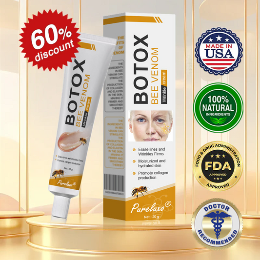 (Made and Shipped from USA) 🧑‍⚕️Pureluxo® Botox Bee Venom Wrinkle Removal Cream- LAST DAY 70% OFF🧑‍⚕️